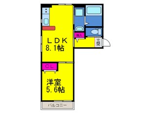 オーベルジェ・DE・田辺の物件間取画像